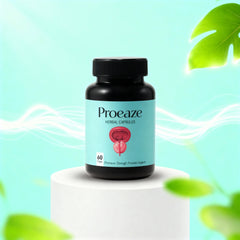 Shrway Biotec Proeaze Herbal Capsules for Men | Prostate Health & Urinary Support | Ayurvedic Supplement with Giloy, Kachnar, Sudh Shilajeet & Vang Bhasam | Help to Relieve Urinary Issues | 60 Capsules