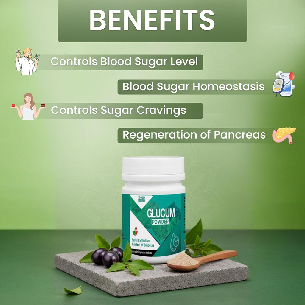 Glucum Powder 100g - Manage your Blood Sugar
