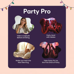 PartyPro Hangover Relief Capsules (10 Capsules)