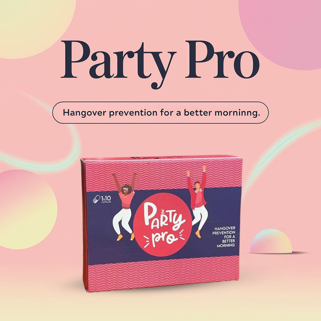 PartyPro Hangover Relief Capsules (10 Capsules)