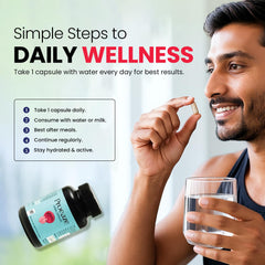 Shrway Biotec Proeaze Herbal Capsules for Men | Prostate Health & Urinary Support | Ayurvedic Supplement with Giloy, Kachnar, Sudh Shilajeet & Vang Bhasam | Help to Relieve Urinary Issues | 60 Capsules