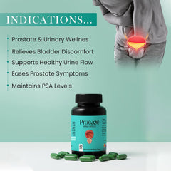 Shrway Biotec Proeaze Herbal Capsules for Men | Prostate Health & Urinary Support | Ayurvedic Supplement with Giloy, Kachnar, Sudh Shilajeet & Vang Bhasam | Help to Relieve Urinary Issues | 60 Capsules