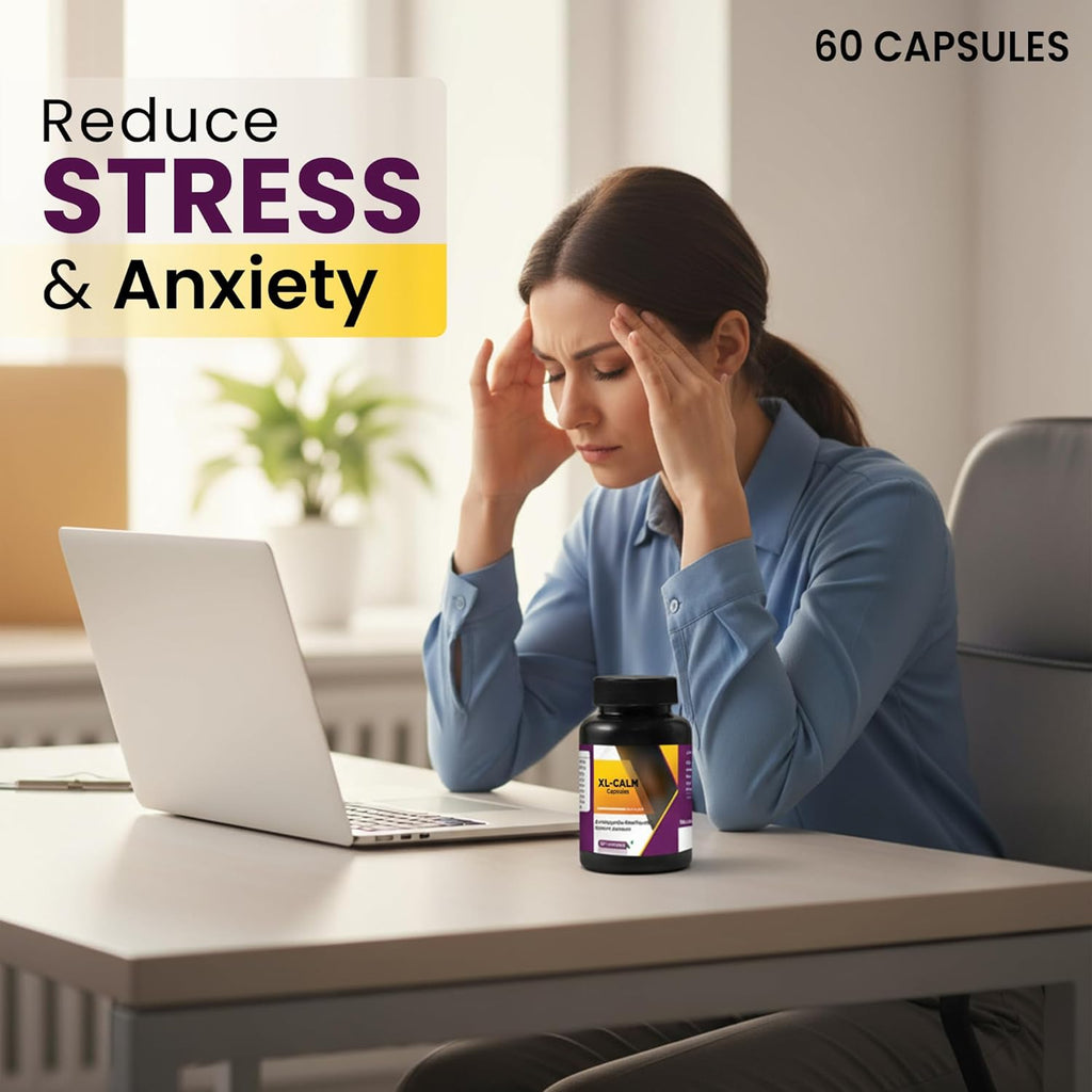 XL-Calm Capsules - Natural way to Provide Calm, Remove Stress & Accelerate Memory