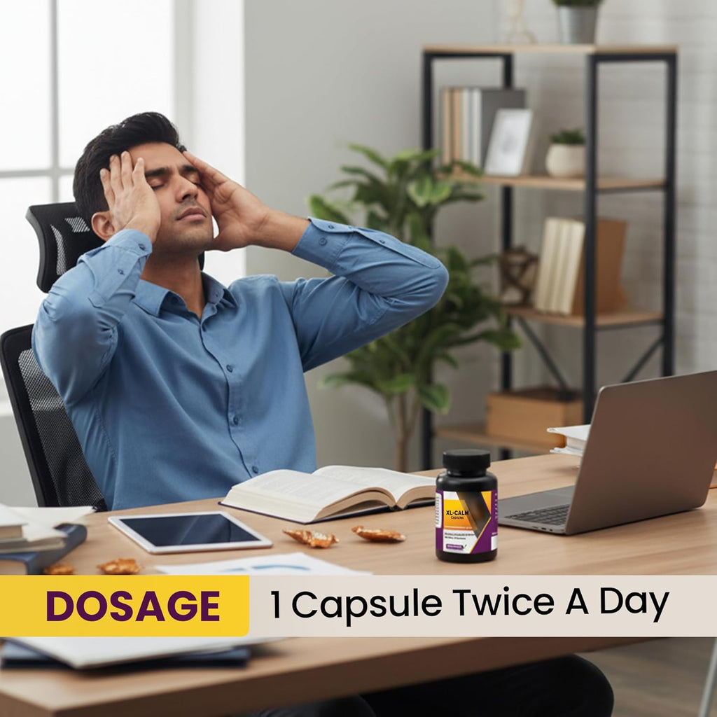 XL-Calm Capsules - Natural way to Provide Calm, Remove Stress & Accelerate Memory
