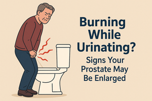 Burning While Urinating? Signs Your Prostate May Be Enlarged 