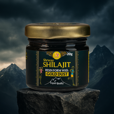 Shrway’s Shilajit Resin with Gold – Premium Himalayan Vitality Booster