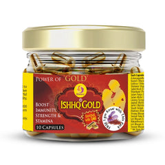 ISHHQ Gold – Boost Stamina & Drive | 100% Herbal with Kesar