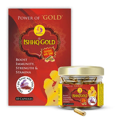 ISHHQ Gold – Boost Stamina & Drive | 100% Herbal with Kesar