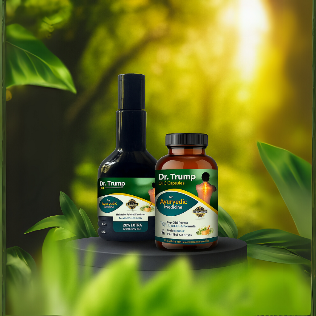 Dr. Trump Oil & Caps Combo - Relief from Joint & Muscle Pain