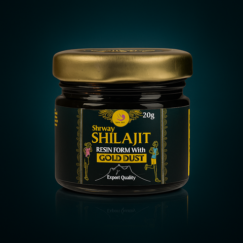Shrway’s Shilajit Resin with Gold – Premium Himalayan Vitality Booster